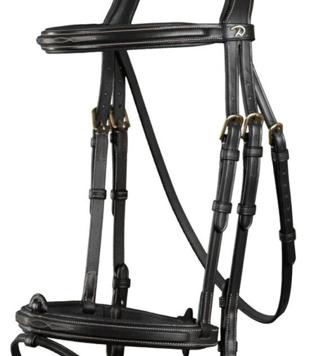 Dy'on Flash Noseband Hoofdstel With Snap Hooks Working Coll.