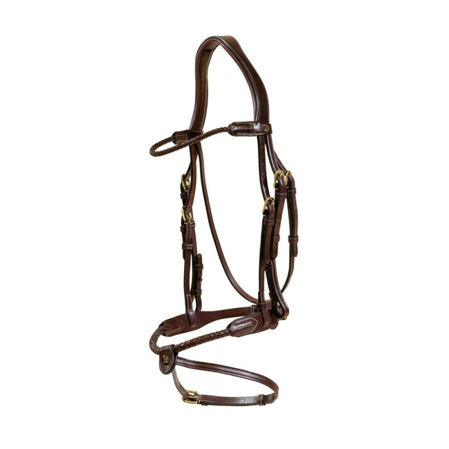 Dy'on Braided noseband Hoofdstel with removable flash