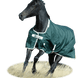 Bucas Greenline Turnout Green/Cream in galop