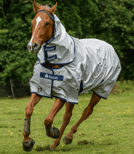 Bucas Sun Shower Regen Outdoordeken Outdoordeken - Maddelin Equestrian Bucas