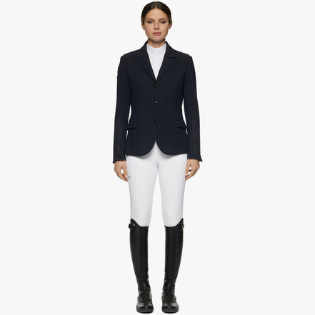 Cavalleria Toscana All Over Perforated Wedstrijd Dames Jas Wedstrijdjassen - Maddelin Equestrian Cavalleria Toscana