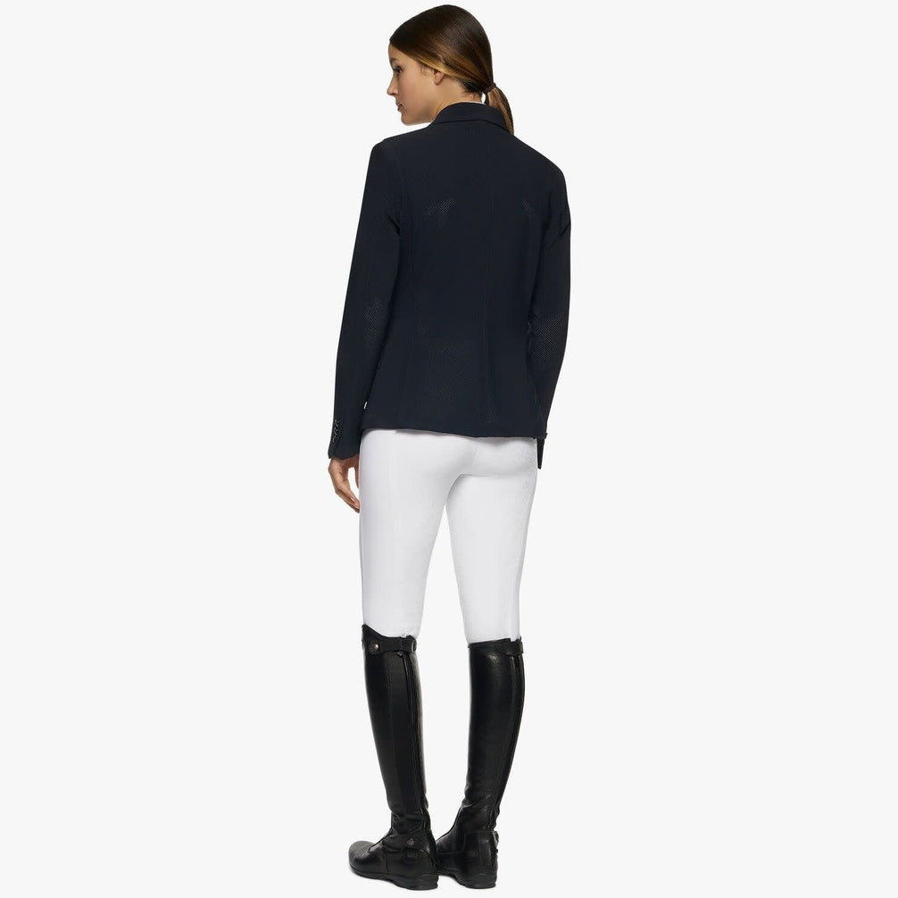 Cavalleria Toscana All Over Perforated Wedstrijd Dames Jas Wedstrijdjassen - Maddelin Equestrian Cavalleria Toscana