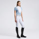 Cavalleria Toscana American Wedstrijdshirt Dames Fog Blue Wedstrijdshirts - Maddelin Equestrian Cavalleria Toscana
