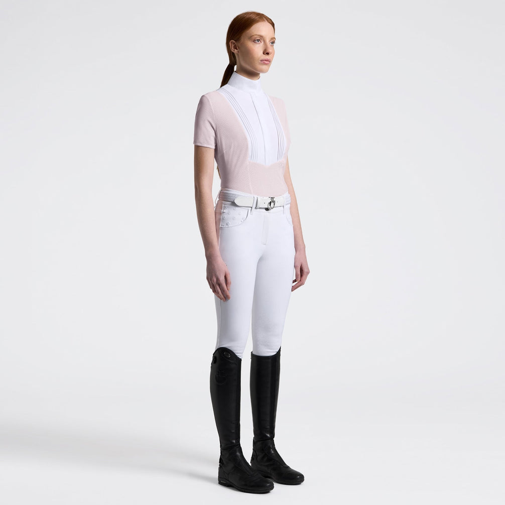 Cavalleria Toscana American Wedstrijdshirtje Dames Wedstrijdshirts - Maddelin Equestrian Cavalleria Toscana