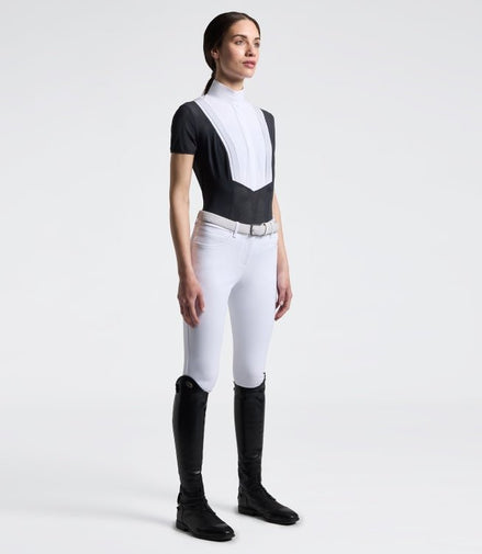 Cavalleria Toscana American Wedstrijdshirtje Dames Wedstrijdshirts - Maddelin Equestrian Cavalleria Toscana