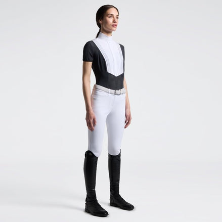 Cavalleria Toscana American Wedstrijdshirtje Dames Wedstrijdshirts - Maddelin Equestrian Cavalleria Toscana
