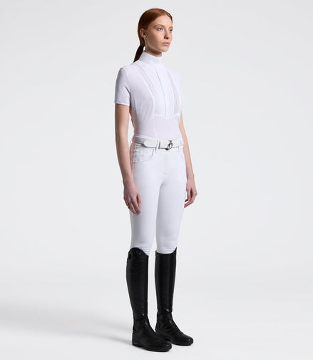 Cavalleria Toscana American Wedstrijdshirtje Dames Wedstrijdshirts - Maddelin Equestrian Cavalleria Toscana