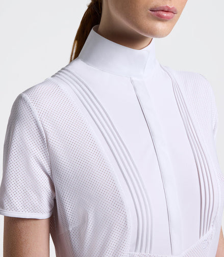 Cavalleria Toscana American Wedstrijdshirtje Dames Wedstrijdshirts - Maddelin Equestrian Cavalleria Toscana