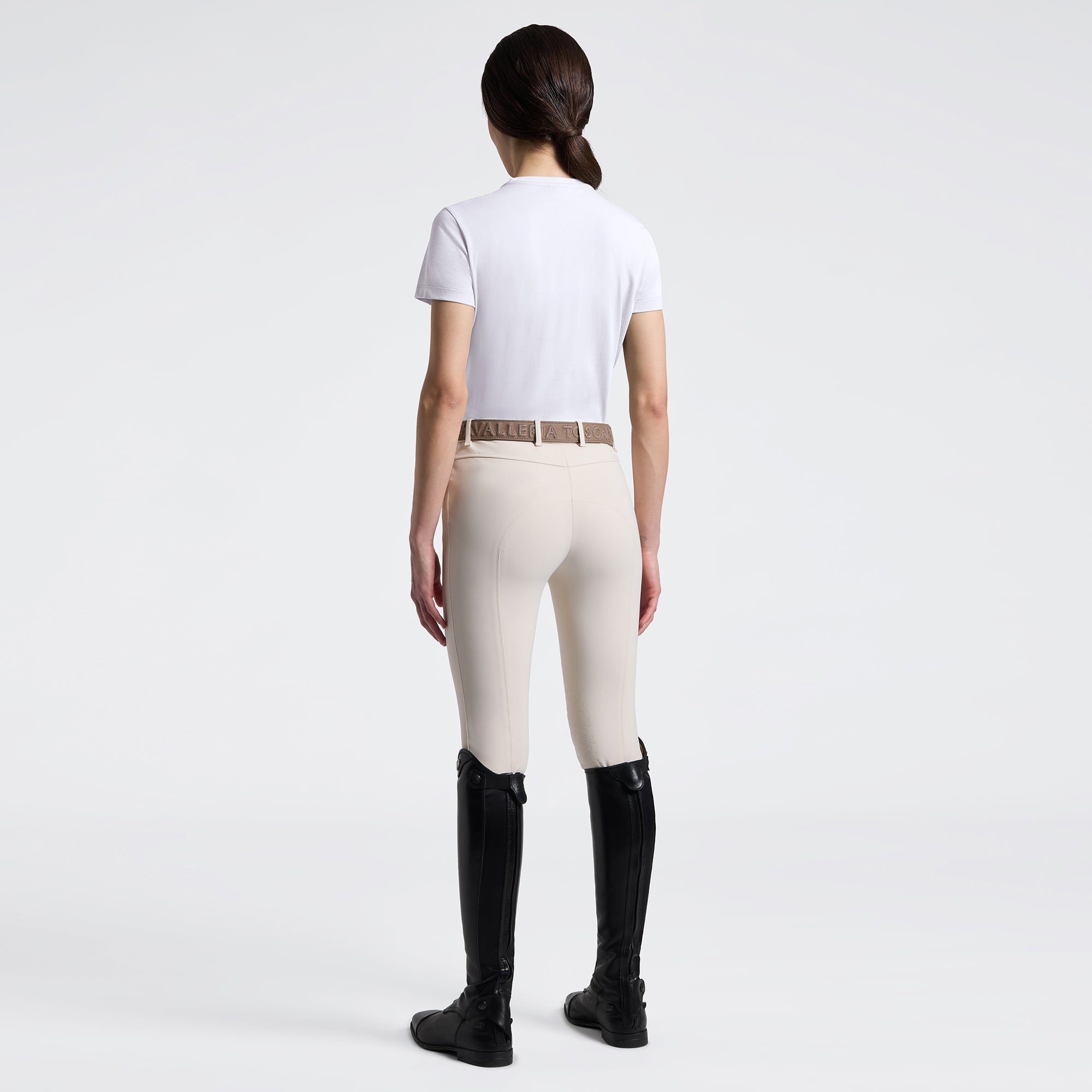 Cavalleria Toscana Dames Floral Embroidery T-Shirt Dames Shirts - Maddelin Equestrian Cavalleria Toscana