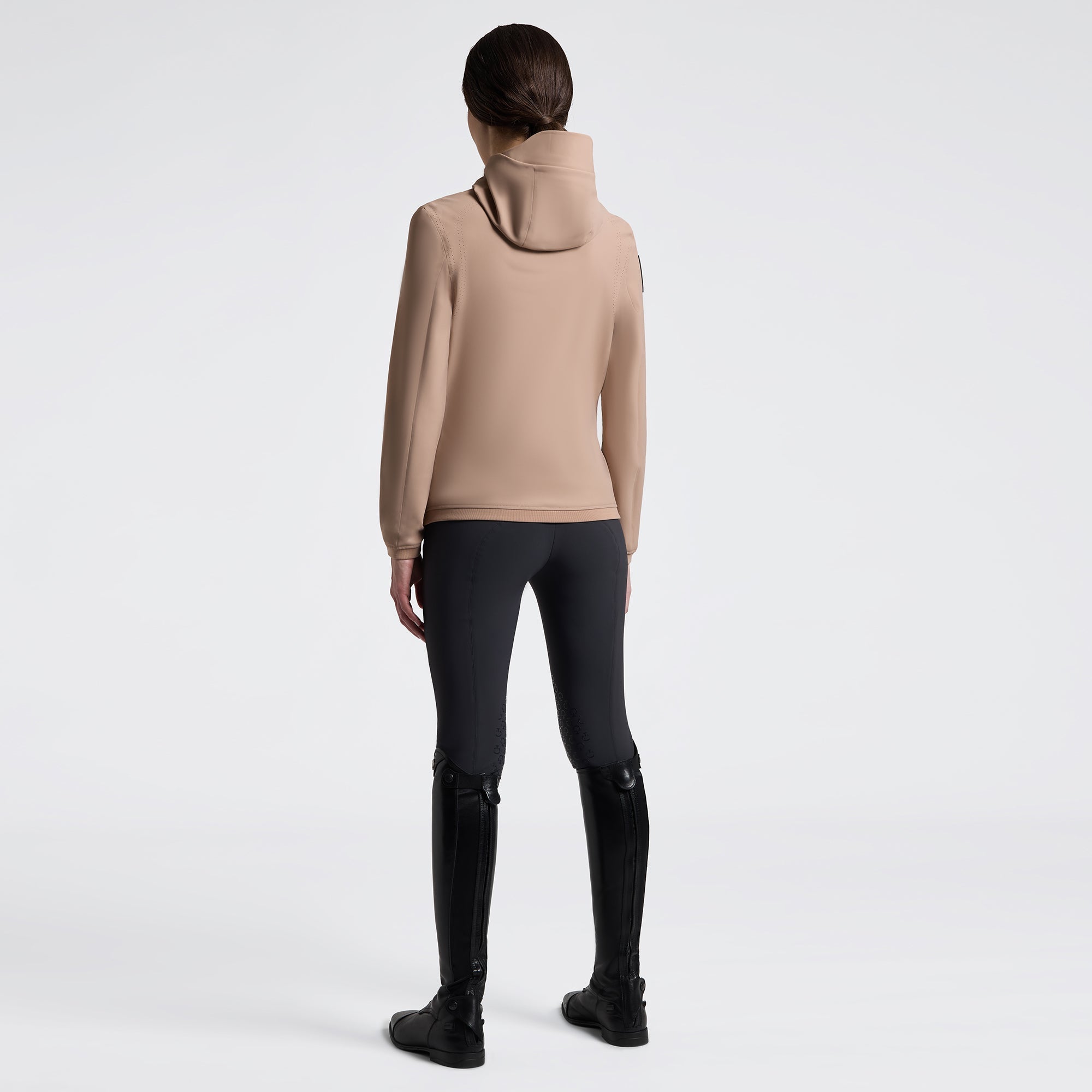 Cavalleria Toscana Dames Perforated Jersey Softshell Dames Jassen - Maddelin Equestrian Cavalleria Toscana