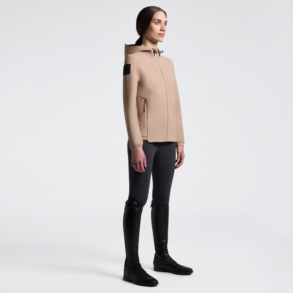 Cavalleria Toscana Dames Perforated Jersey Softshell Dames Jassen - Maddelin Equestrian Cavalleria Toscana