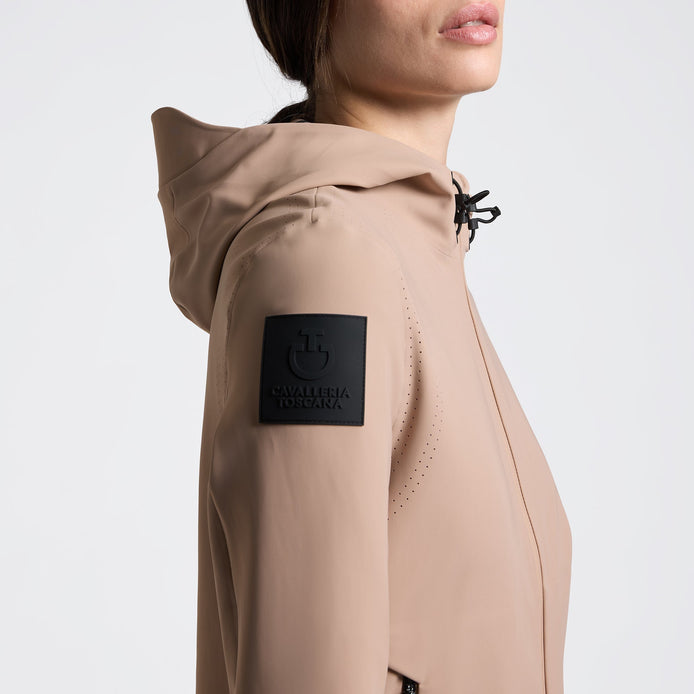 Cavalleria Toscana Dames Perforated Jersey Softshell Dames Jassen - Maddelin Equestrian Cavalleria Toscana