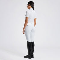 Cavalleria Toscana Dames Pleated Bib Jersey S/S Wedstrijd Shirt Wedstrijdshirts - Maddelin Equestrian Cavalleria Toscana