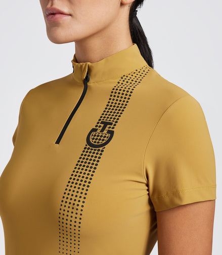 Cavalleria Toscana Dames Pop Art Print S/S Wedstrijd Shirt Dames Shirts - Maddelin Equestrian Cavalleria Toscana