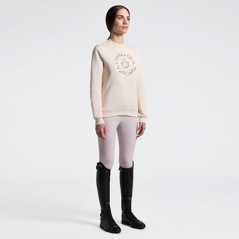 Cavalleria Toscana Dames Sweater Floral Dames Truien & Sweaters - Maddelin Equestrian Cavalleria Toscana