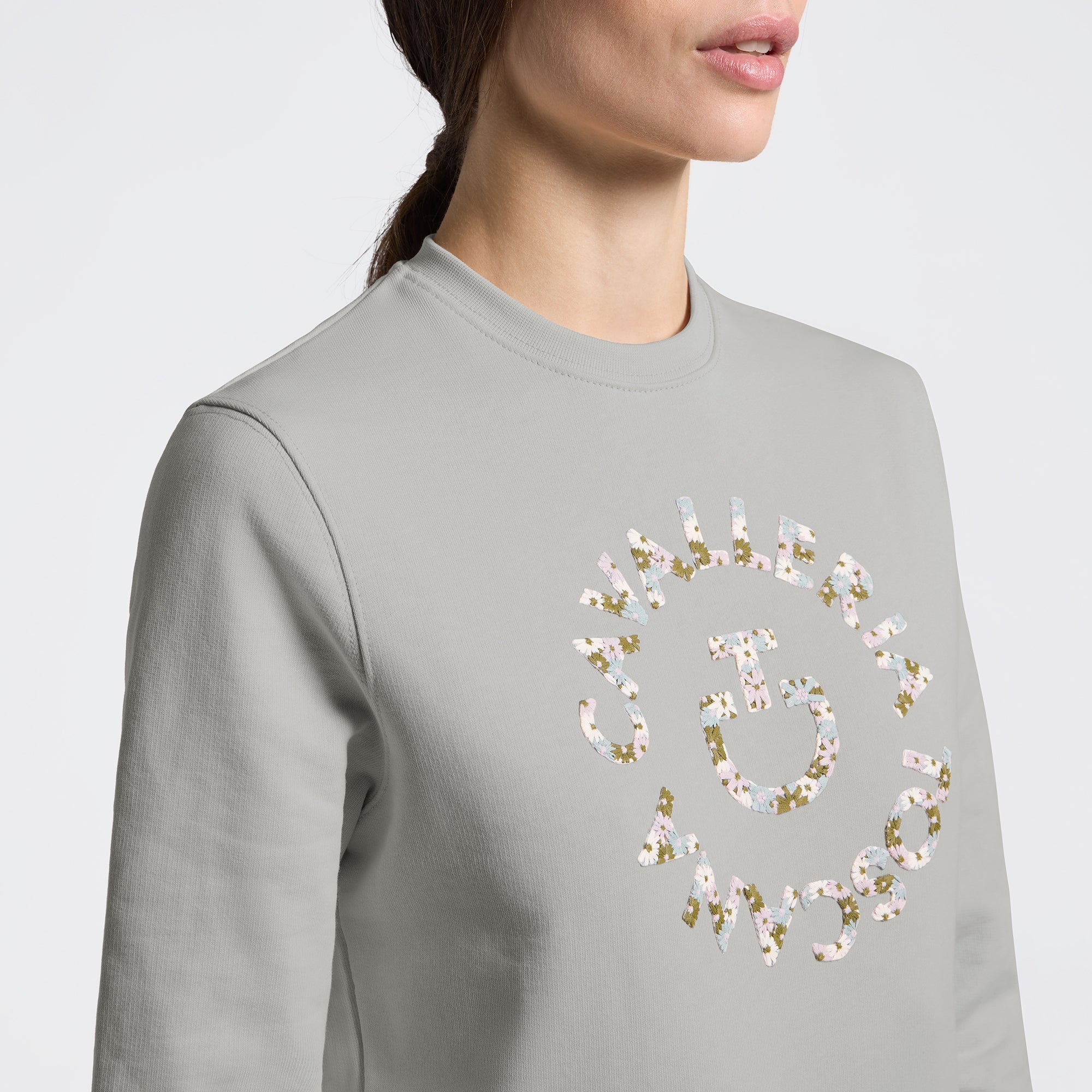 Cavalleria Toscana Dames Sweater Floral Dames Truien & Sweaters - Maddelin Equestrian Cavalleria Toscana