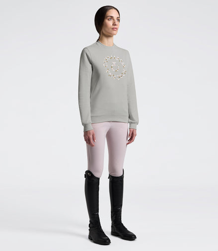 Cavalleria Toscana Dames Sweater Floral Dames Truien & Sweaters - Maddelin Equestrian Cavalleria Toscana