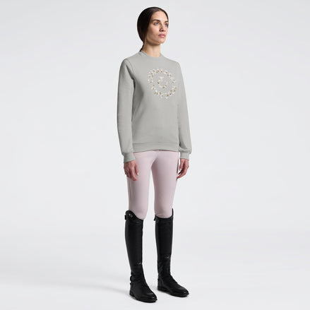 Cavalleria Toscana Dames Sweater Floral Dames Truien & Sweaters - Maddelin Equestrian Cavalleria Toscana
