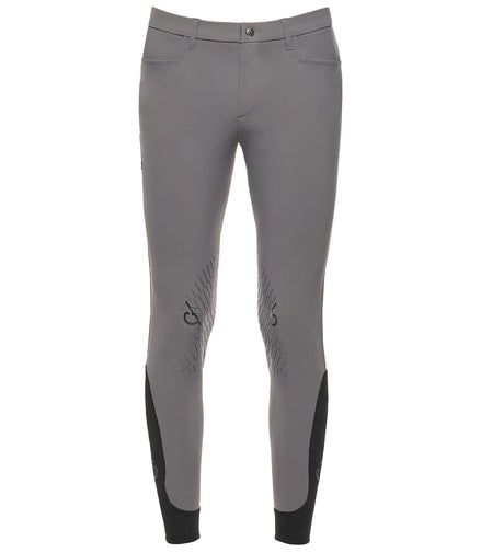 Cavalleria Toscana Dames Team Red Stripe Red Stripe Knee Grip Rijbroek Dames Rijbroeken - Maddelin Equestrian Cavalleria Toscana