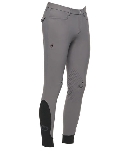 Cavalleria Toscana Dames Team Red Stripe Red Stripe Knee Grip Rijbroek Dames Rijbroeken - Maddelin Equestrian Cavalleria Toscana