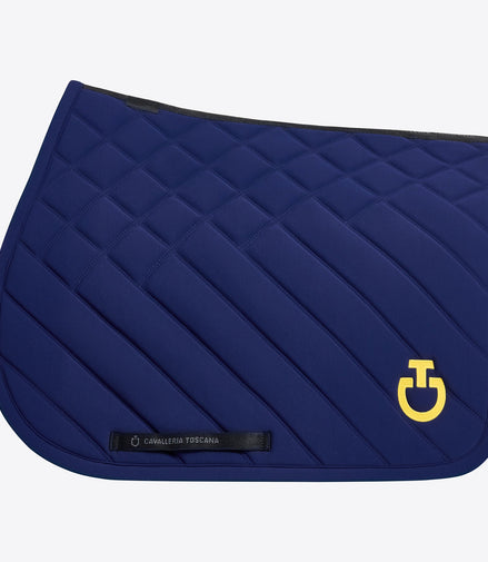 Cavalleria Toscana Diamonds and Lines Gewatteerd Zadeldek Zadeldoeken - Maddelin Equestrian Cavalleria Toscana