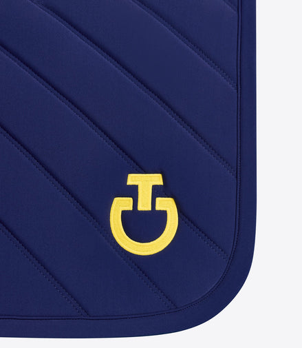 Cavalleria Toscana Diamonds and Lines Gewatteerd Zadeldek Zadeldoeken - Maddelin Equestrian Cavalleria Toscana