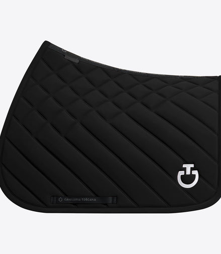 Cavalleria Toscana Diamonds and Lines Quilted Zadeldek Zadeldoeken - Maddelin Equestrian Cavalleria Toscana