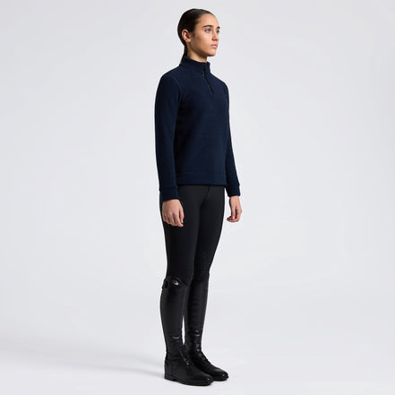 Cavalleria Toscana Fleece Half Zip Hoodie Unisex Kids Kids - Maddelin Equestrian Cavalleria Toscana