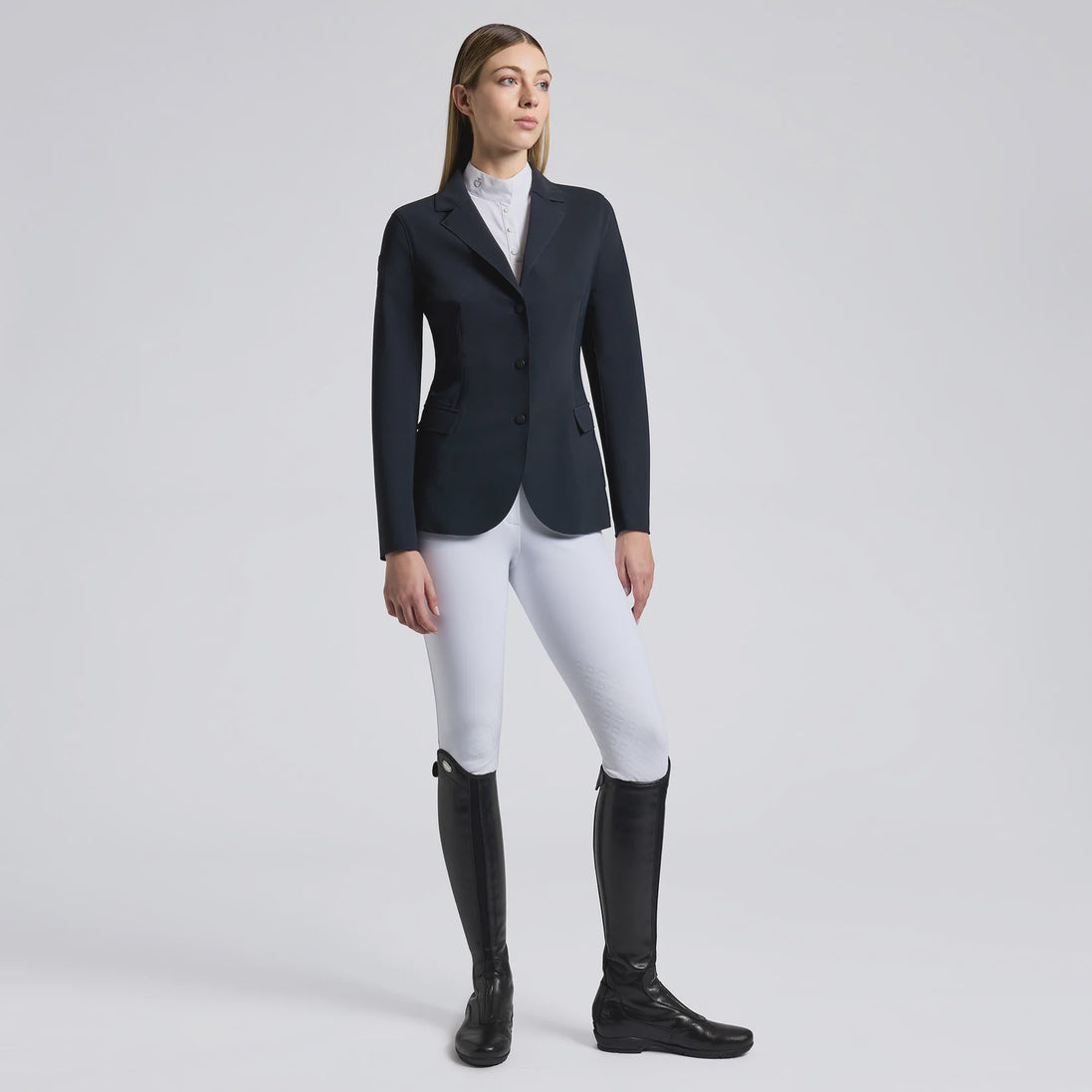 Cavalleria Toscana Women's Raw Cut Competition Jacket with buttons