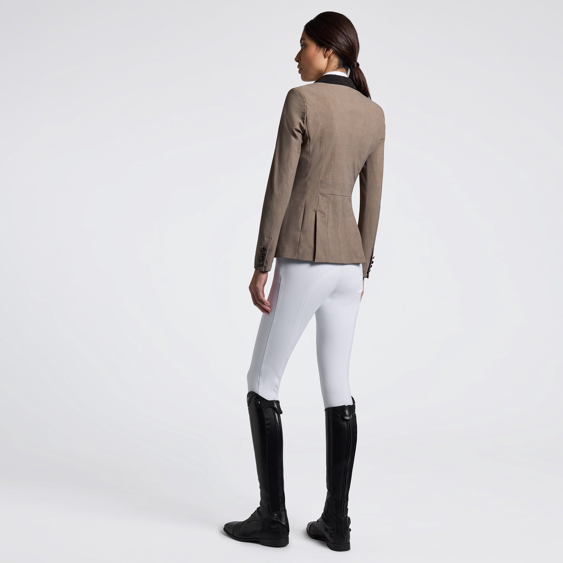 Cavalleria Toscana GP Riding Jacket – Beige Fantasie Wedstrijdjassen - Maddelin Equestrian Cavalleria Toscana