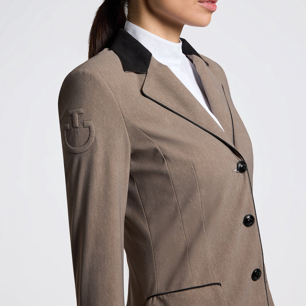 Cavalleria Toscana GP Riding Jacket – Beige Fantasie Wedstrijdjassen - Maddelin Equestrian Cavalleria Toscana