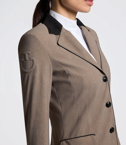 Cavalleria Toscana GP Riding Jacket – Beige Fantasie Wedstrijdjassen - Maddelin Equestrian Cavalleria Toscana