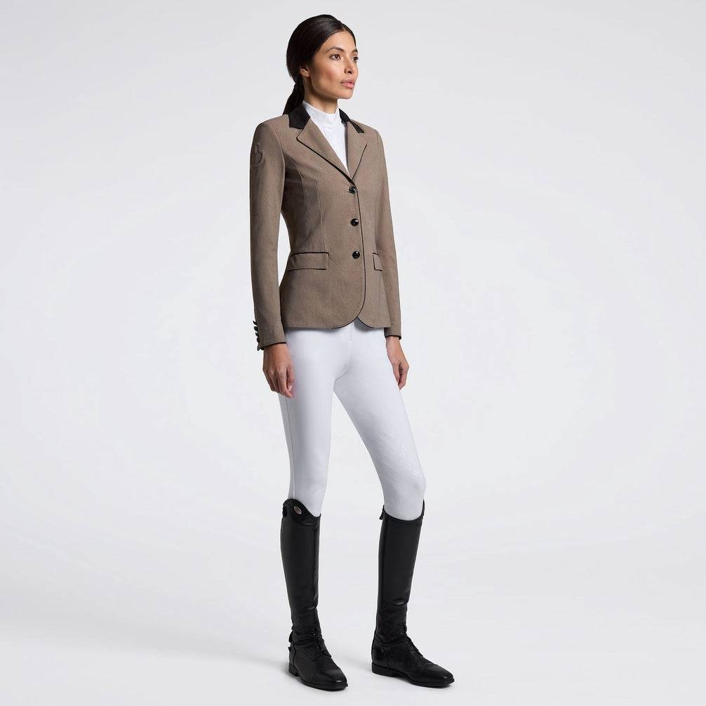 Cavalleria Toscana GP Riding Jacket – Beige Fantasie Wedstrijdjassen - Maddelin Equestrian Cavalleria Toscana
