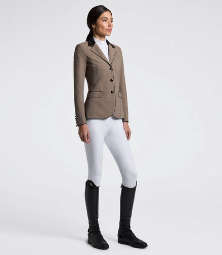 Cavalleria Toscana GP Riding Jacket – Beige Fantasie Wedstrijdjassen - Maddelin Equestrian Cavalleria Toscana