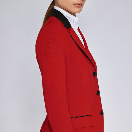 Cavalleria Toscana GP Riding Jacket Red Wedstrijdjassen - Maddelin Equestrian Cavalleria Toscana