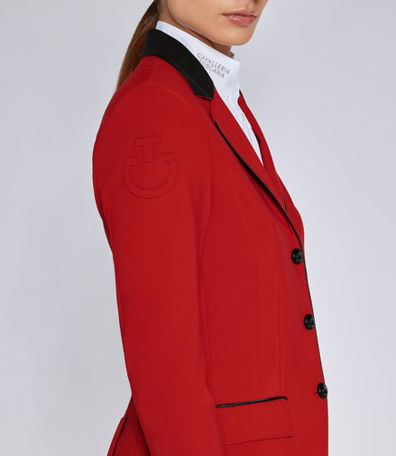 Cavalleria Toscana GP Riding Jacket Red Wedstrijdjassen - Maddelin Equestrian Cavalleria Toscana