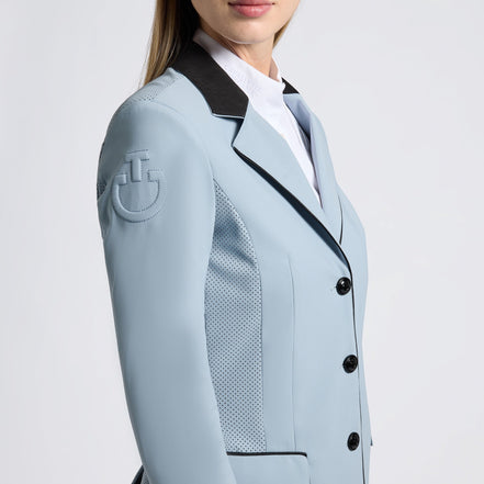 Cavalleria Toscana Gp Wedstrijdjas Dames Fog Blue Wedstrijdjassen - Maddelin Equestrian Cavalleria Toscana
