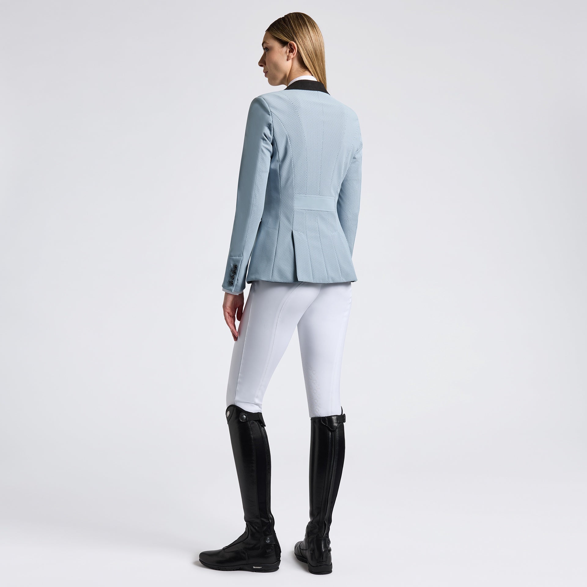 Cavalleria Toscana Gp Wedstrijdjas Dames Fog Blue Wedstrijdjassen - Maddelin Equestrian Cavalleria Toscana