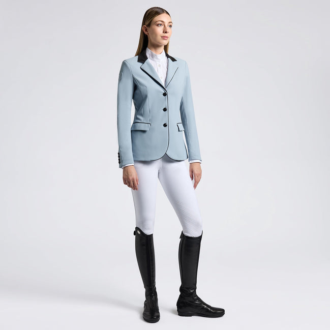 Cavalleria Toscana Gp Wedstrijdjas Dames Fog Blue Wedstrijdjassen - Maddelin Equestrian Cavalleria Toscana