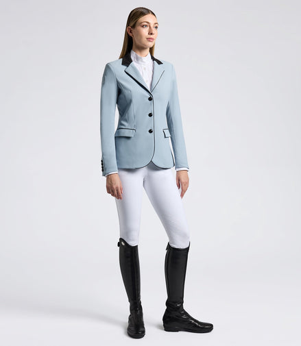 Cavalleria Toscana Gp Wedstrijdjas Dames Fog Blue Wedstrijdjassen - Maddelin Equestrian Cavalleria Toscana