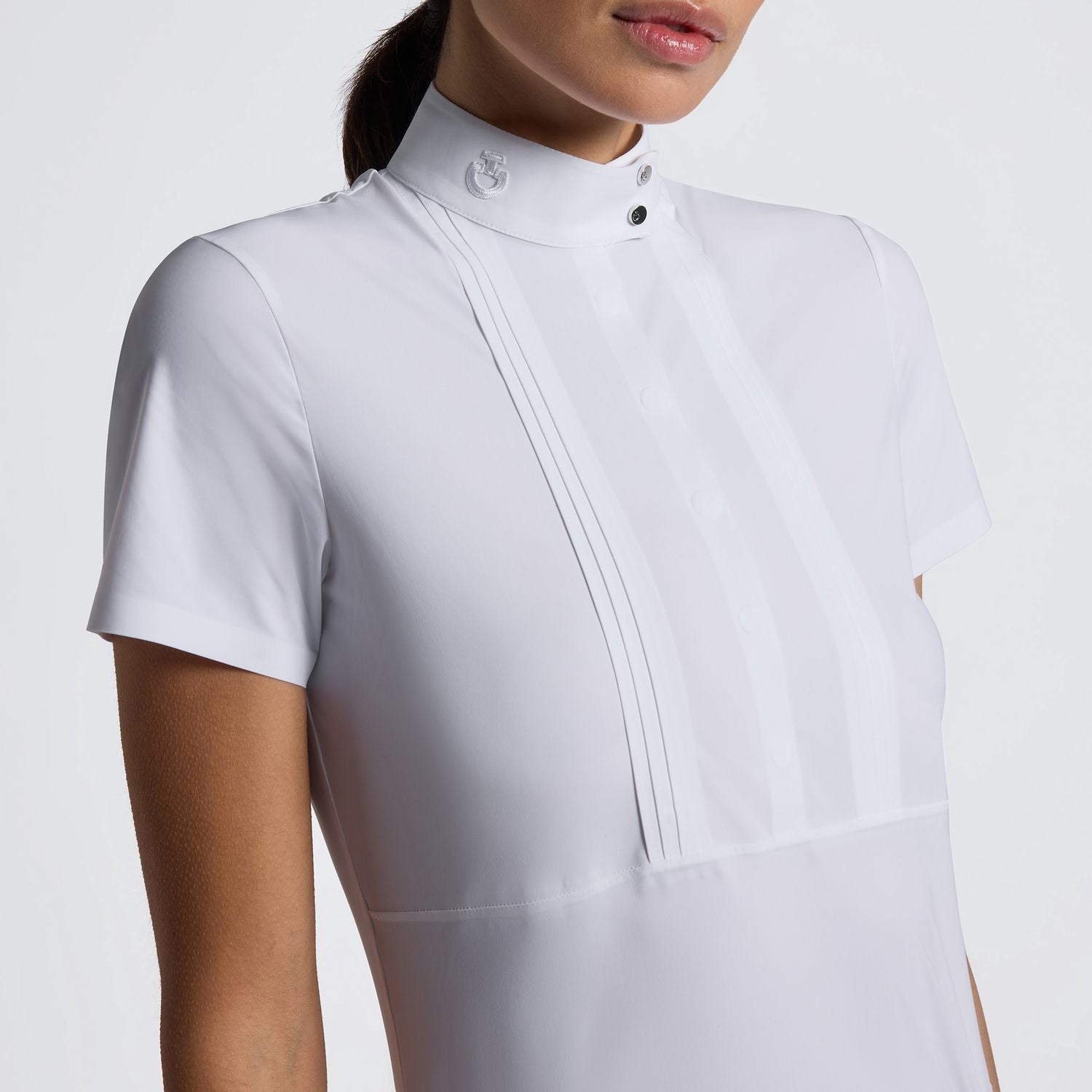 Cavalleria Toscana Heat Sealed Bib Wedstrijdshirts Kort Mouw Dames Wedstrijdshirts - Maddelin Equestrian Cavalleria Toscana