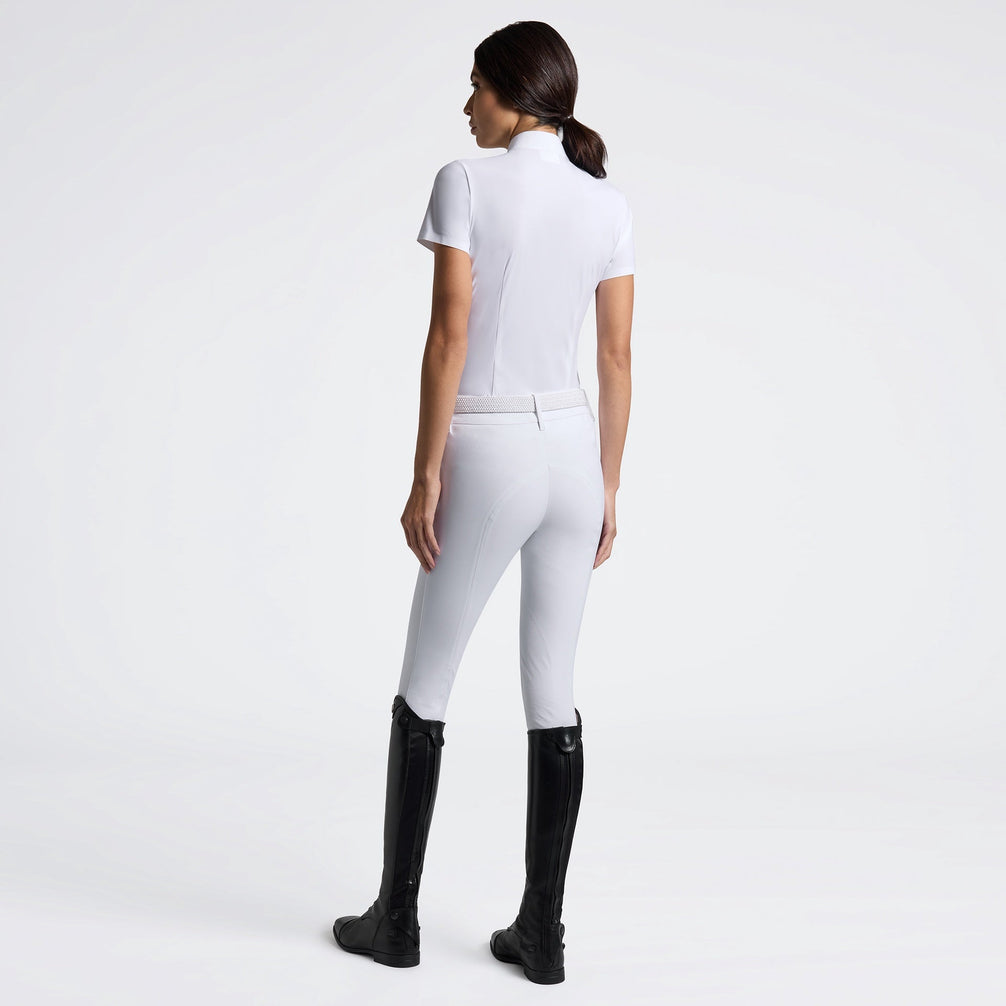 Cavalleria Toscana Heat Sealed Bib Wedstrijdshirts Kort Mouw Dames Wedstrijdshirts - Maddelin Equestrian Cavalleria Toscana