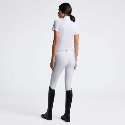 Cavalleria Toscana Heat Sealed Bib Wedstrijdshirts Kort Mouw Dames Wedstrijdshirts - Maddelin Equestrian Cavalleria Toscana