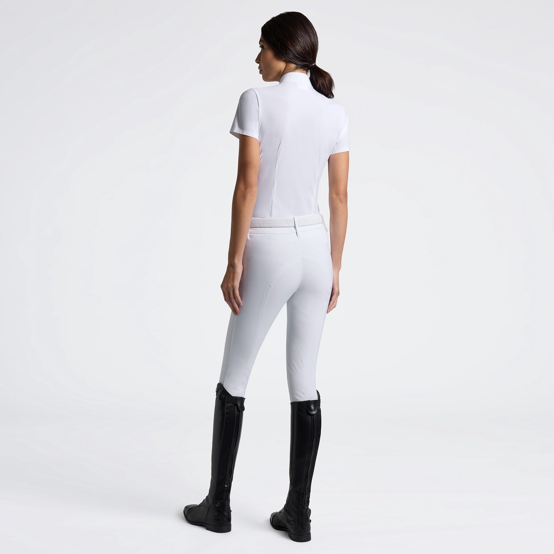 Cavalleria Toscana Heat Sealed Bib Wedstrijdshirts Kort Mouw Dames Wedstrijdshirts - Maddelin Equestrian Cavalleria Toscana