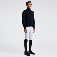 Cavalleria Toscana Heren Merino Half Zip Turtleneck Sweater Heren Shirts & sweaters - Maddelin Equestrian Cavalleria Toscana