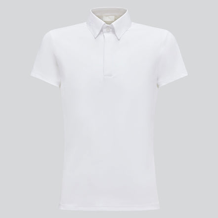 Cavalleria Toscana Jersey Button Wedstrijd Polo Boys Wedstrijdshirts - Maddelin Equestrian Cavalleria Toscana