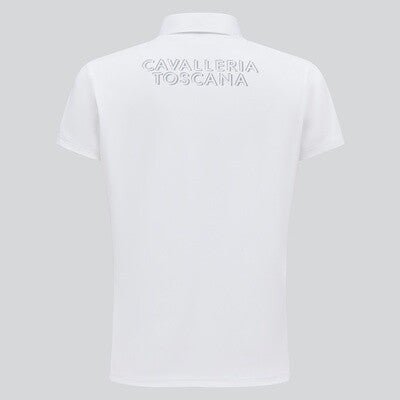 Cavalleria Toscana Jersey Button Wedstrijd Polo Boys Wedstrijdshirts - Maddelin Equestrian Cavalleria Toscana