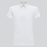 Cavalleria Toscana Jersey Button Wedstrijd Polo Boys Wedstrijdshirts - Maddelin Equestrian Cavalleria Toscana