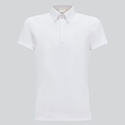 Cavalleria Toscana Jersey Button Wedstrijd Polo Boys Wedstrijdshirts - Maddelin Equestrian Cavalleria Toscana