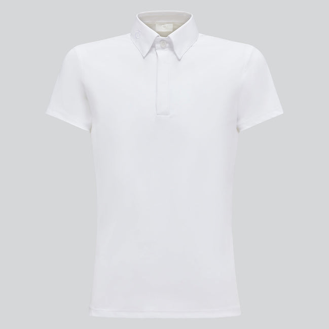 Cavalleria Toscana Jersey Button Wedstrijd Polo Boys Wedstrijdshirts - Maddelin Equestrian Cavalleria Toscana